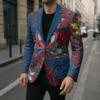 Personalised Sydney Roosters Blazer Polynesian Tribal Pattern With Rugby Rooster Mascot Art