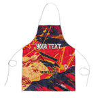 Personalized Adelaide Crows Apron Australian Graffiti Paint Splatter - Abstract Geometric