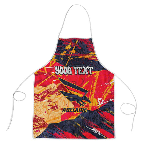 Personalized Adelaide Crows Apron Australian Graffiti Paint Splatter - Abstract Geometric