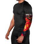 Personalized Adelaide Crows Arm Sleeves Australian Graffiti Paint Splatter - Abstract Geometric