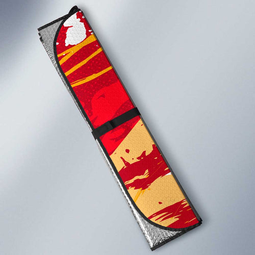Personalized Adelaide Crows Auto Sun Shade Australian Graffiti Paint Splatter - Abstract Geometric