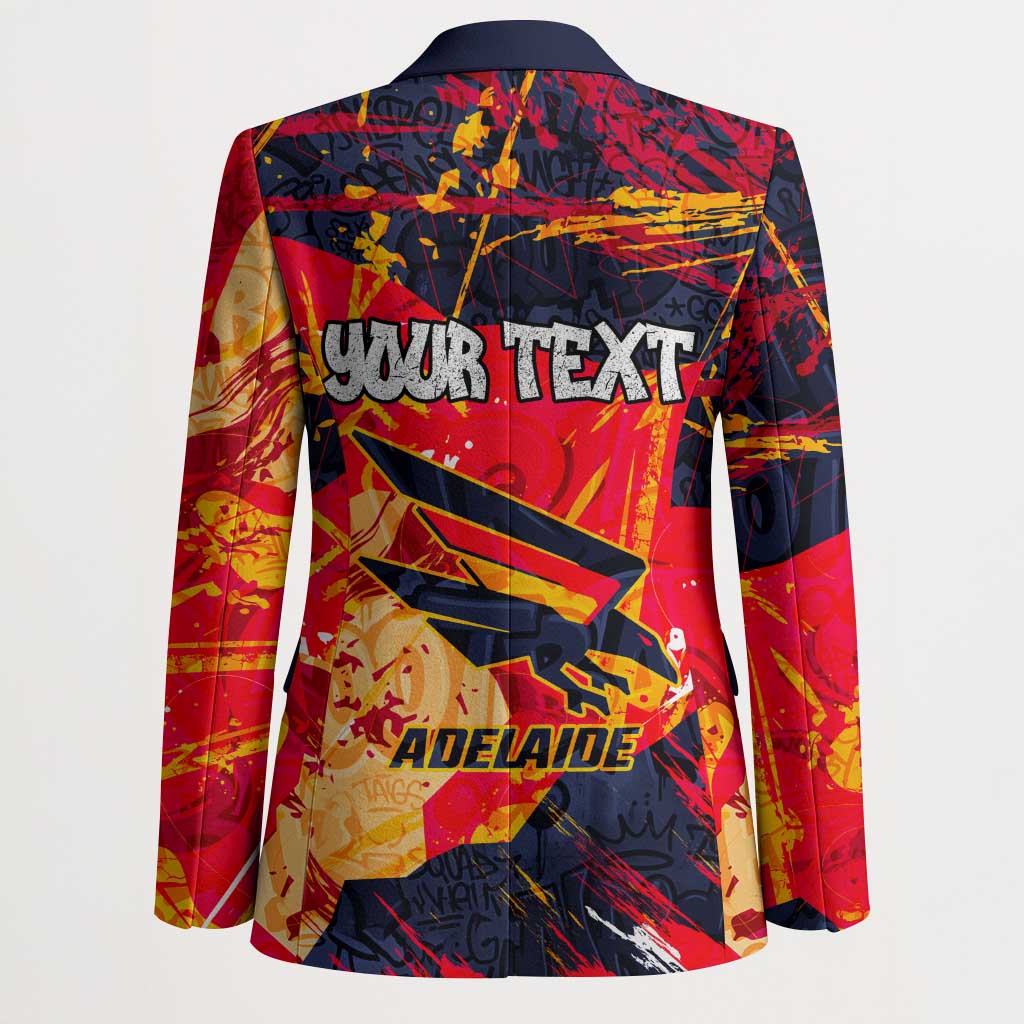 Personalized Adelaide Crows Blazer Australian Graffiti Paint Splatter - Abstract Geometric