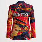 Personalized Adelaide Crows Blazer Australian Graffiti Paint Splatter - Abstract Geometric