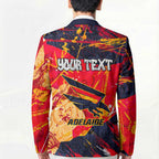 Personalized Adelaide Crows Blazer Australian Graffiti Paint Splatter - Abstract Geometric