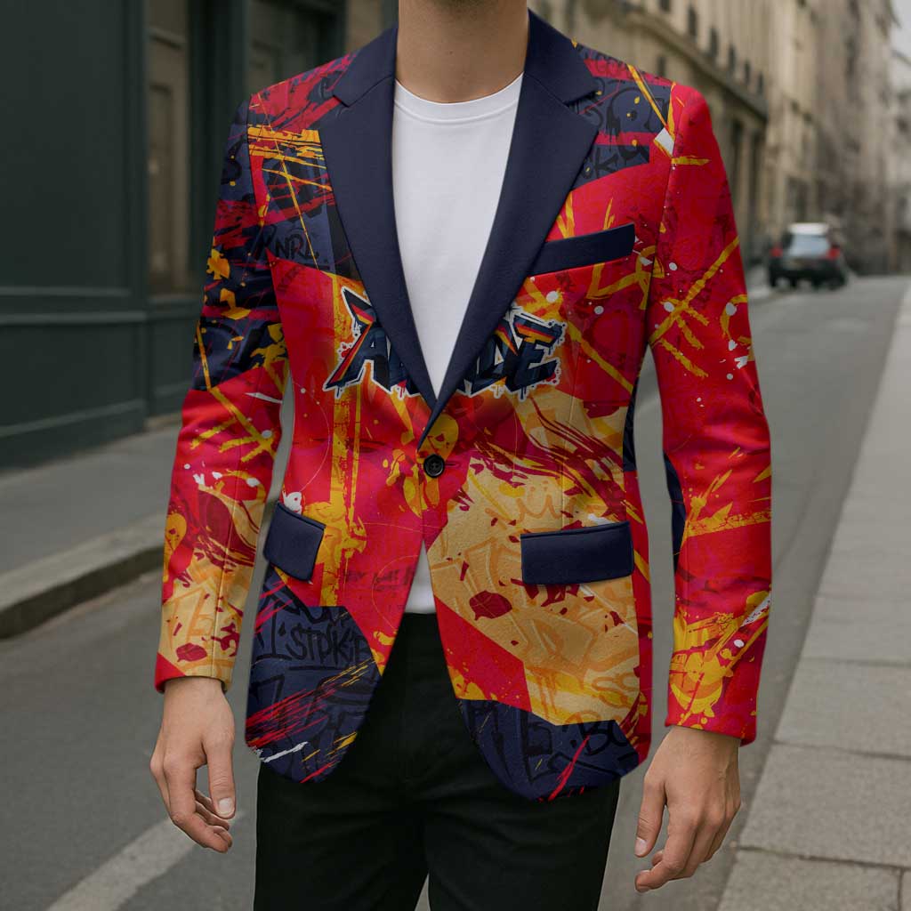 Personalized Adelaide Crows Blazer Australian Graffiti Paint Splatter - Abstract Geometric