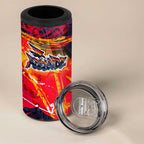 Personalized Adelaide Crows 4 in 1 Can Cooler Tumbler Australian Graffiti Paint Splatter - Abstract Geometric