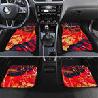 Personalized Adelaide Crows Car Mats Australian Graffiti Paint Splatter - Abstract Geometric