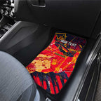 Personalized Adelaide Crows Car Mats Australian Graffiti Paint Splatter - Abstract Geometric