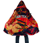 Personalized Adelaide Crows Cloak Australian Graffiti Paint Splatter - Abstract Geometric