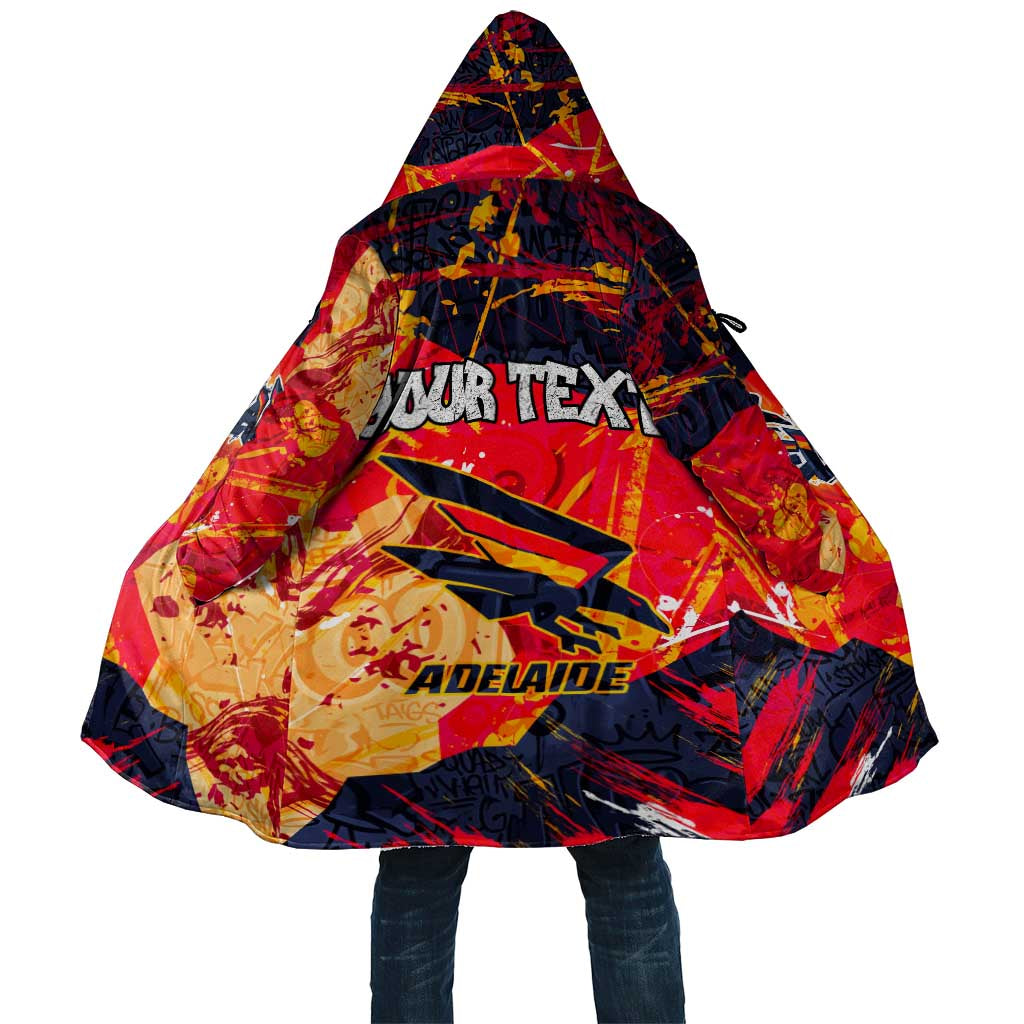 Personalized Adelaide Crows Cloak Australian Graffiti Paint Splatter - Abstract Geometric