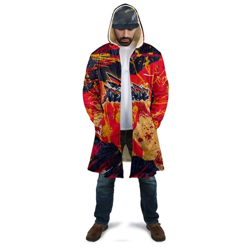 Personalized Adelaide Crows Cloak Australian Graffiti Paint Splatter - Abstract Geometric