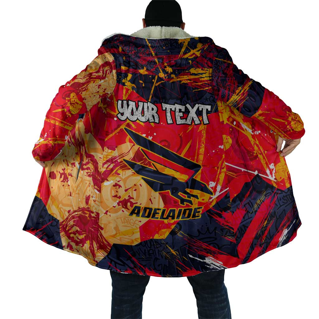 Personalized Adelaide Crows Cloak Australian Graffiti Paint Splatter - Abstract Geometric