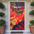 Personalized Adelaide Crows Door Cover Australian Graffiti Paint Splatter - Abstract Geometric