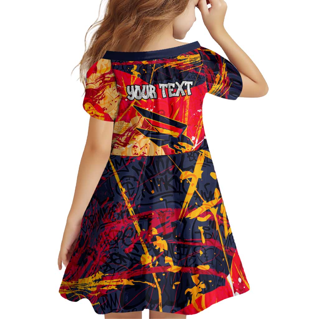 Personalized Adelaide Crows Family Matching Off Shoulder Maxi Dress and Hawaiian Shirt Australian Graffiti Paint Splatter - Abstract Geometric