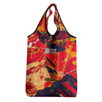 Personalized Adelaide Crows Grocery Bag Australian Graffiti Paint Splatter - Abstract Geometric