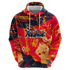 Personalized Adelaide Crows Hoodie Australian Graffiti Paint Splatter - Abstract Geometric