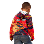 Personalized Adelaide Crows Kid Hoodie Australian Graffiti Paint Splatter - Abstract Geometric