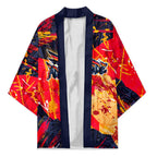 Personalized Adelaide Crows Kimono Australian Graffiti Paint Splatter - Abstract Geometric