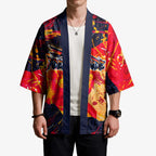 Personalized Adelaide Crows Kimono Australian Graffiti Paint Splatter - Abstract Geometric
