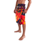 Personalized Adelaide Crows Lavalava Australian Graffiti Paint Splatter - Abstract Geometric