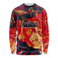 Personalized Adelaide Crows Long Sleeve Shirt Australian Graffiti Paint Splatter - Abstract Geometric