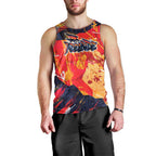 Personalized Adelaide Crows Men Tank Top Australian Graffiti Paint Splatter - Abstract Geometric