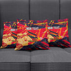 Personalized Adelaide Crows Pillow Cover Australian Graffiti Paint Splatter - Abstract Geometric