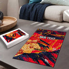 Personalized Adelaide Crows Puzzle Australian Graffiti Paint Splatter - Abstract Geometric
