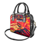 Personalized Adelaide Crows Shoulder Handbag Australian Graffiti Paint Splatter - Abstract Geometric