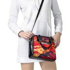 Personalized Adelaide Crows Shoulder Handbag Australian Graffiti Paint Splatter - Abstract Geometric