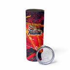 Personalized Adelaide Crows Skinny Tumbler Australian Graffiti Paint Splatter - Abstract Geometric