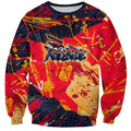 Personalized Adelaide Crows Sweatshirt Australian Graffiti Paint Splatter - Abstract Geometric