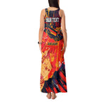 Personalized Adelaide Crows Tank Maxi Dress Australian Graffiti Paint Splatter - Abstract Geometric