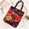 Personalized Adelaide Crows Tote Bag Australian Graffiti Paint Splatter - Abstract Geometric