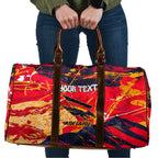 Personalized Adelaide Crows Travel Bag Australian Graffiti Paint Splatter - Abstract Geometric