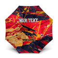 Personalized Adelaide Crows Umbrella Australian Graffiti Paint Splatter - Abstract Geometric