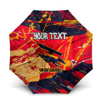 Personalized Adelaide Crows Umbrella Australian Graffiti Paint Splatter - Abstract Geometric
