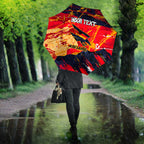 Personalized Adelaide Crows Umbrella Australian Graffiti Paint Splatter - Abstract Geometric