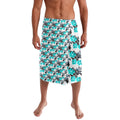 Cronulla-Sutherland Sharks Lavalava Tropical Hibiscus Floral Seamless Rugby Mascot