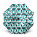 Cronulla-Sutherland Sharks Umbrella Tropical Hibiscus Floral Seamless Rugby Mascot