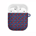 Newcastle Knights AirPods Case Tropical Hibiscus Floral Seamless Rugby Mascot