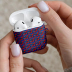 Newcastle Knights AirPods Case Tropical Hibiscus Floral Seamless Rugby Mascot