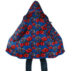 Newcastle Knights Cloak Tropical Hibiscus Floral Seamless Rugby Mascot