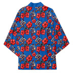 Newcastle Knights Kimono Tropical Hibiscus Floral Seamless Rugby Mascot