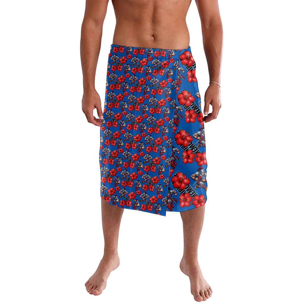 Newcastle Knights Lavalava Tropical Hibiscus Floral Seamless Rugby Mascot