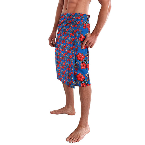 Newcastle Knights Lavalava Tropical Hibiscus Floral Seamless Rugby Mascot