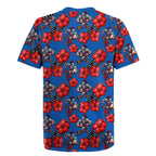 Newcastle Knights Rugby Jersey Tropical Hibiscus Floral Seamless Rugby Mascot
