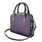 Newcastle Knights Shoulder Handbag Tropical Hibiscus Floral Seamless Rugby Mascot