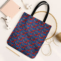 Newcastle Knights Tote Bag Tropical Hibiscus Floral Seamless Rugby Mascot