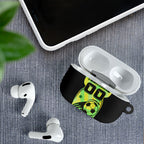 Personalised Matildas AirPods Case Running Kangaroo Soccer Player Chevron Lines